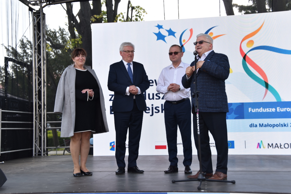 73 DSC 0617 Dąbrowa Tarnowska w minioną sobotę była kolejnym przystankiem na trasie plenerowych ,,Rozgrzewek z Funduszami Europejskimi”