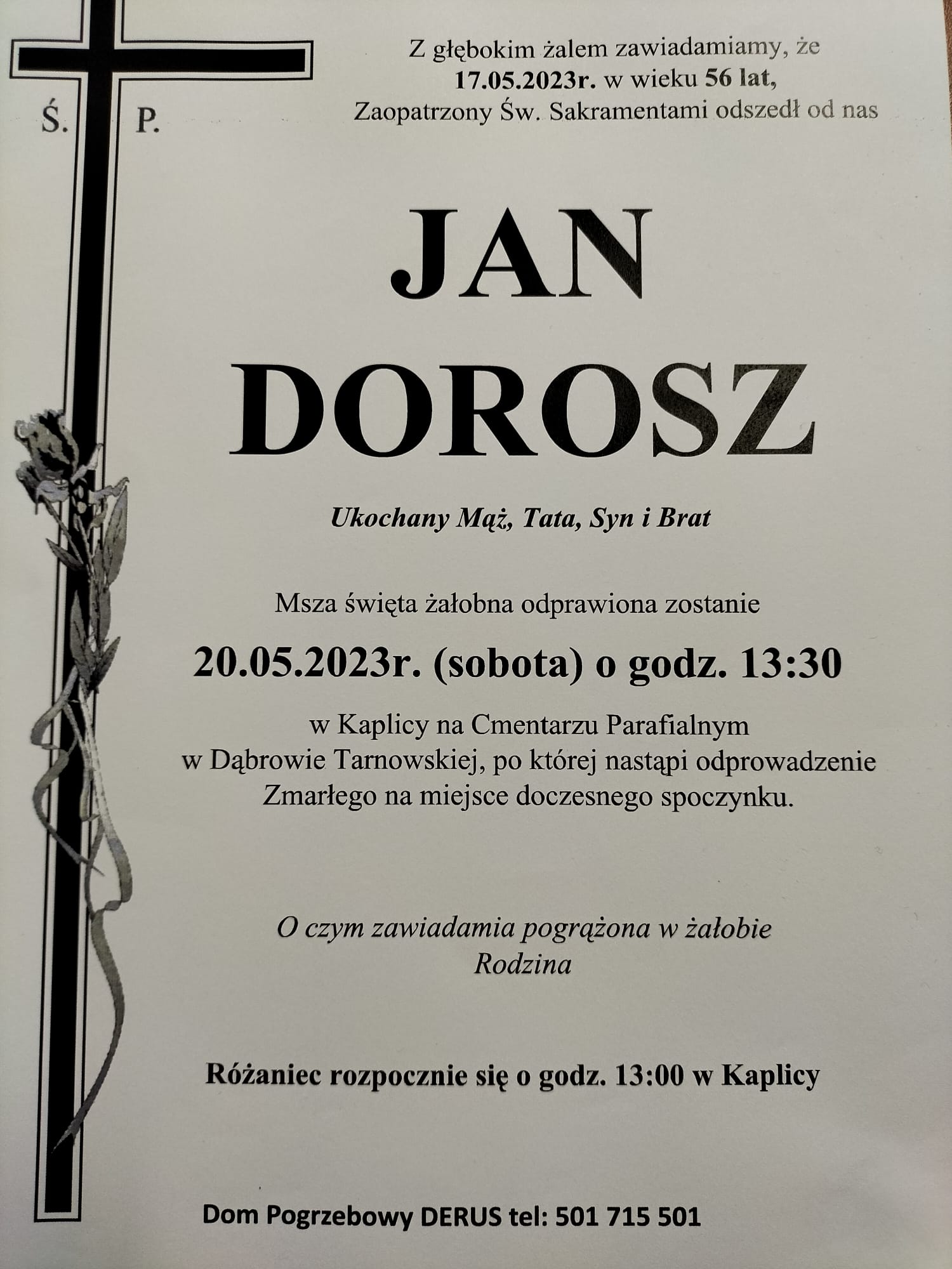 7bcd8d94 6101 40ff a0d7 988ebbf6a704 Zmarł wieloletni pracownik naszego urzędu