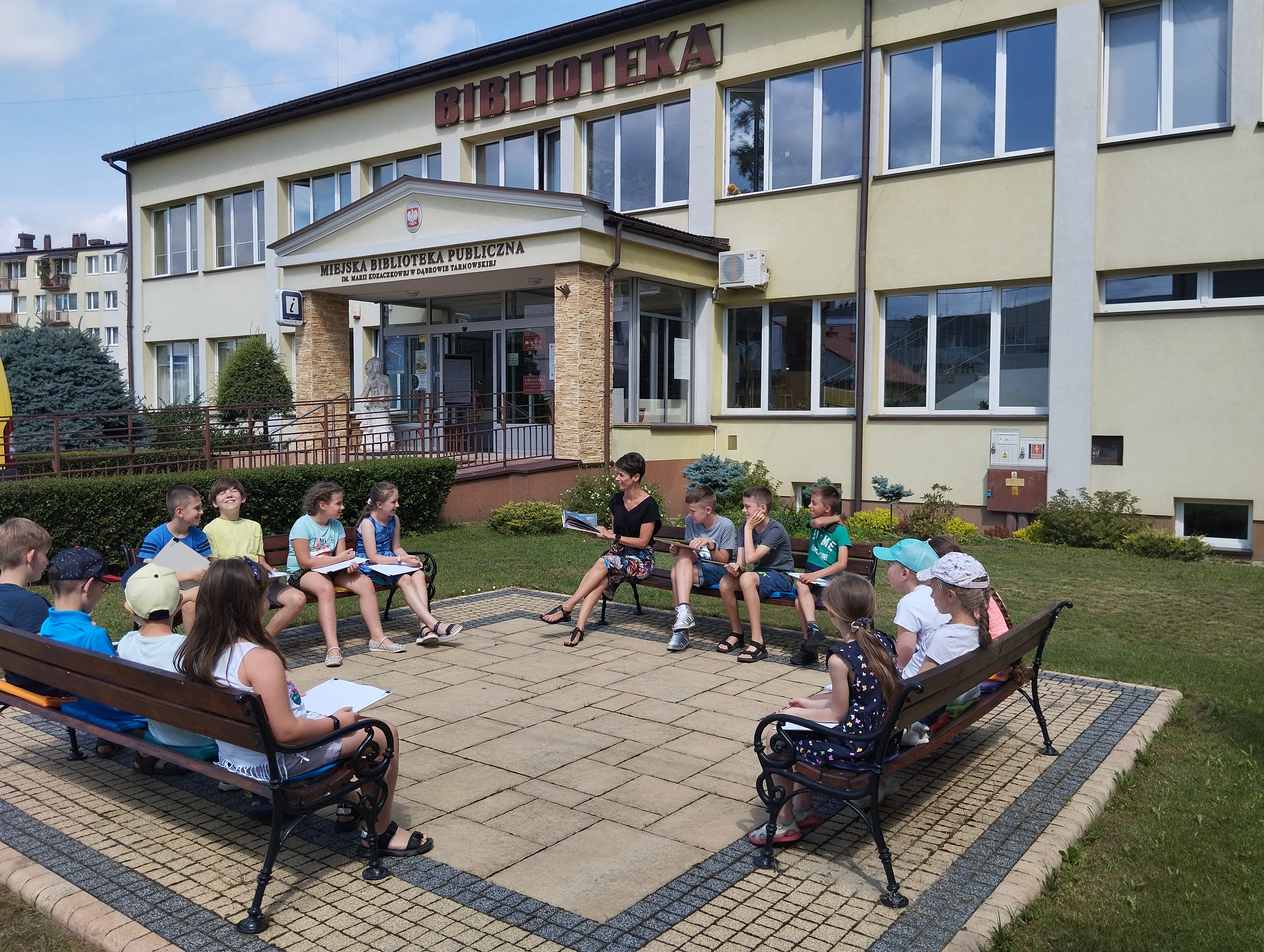 1689242836589 Lipiec w Oddziale dla Dzieci MBP w Dąbrowie Tarnowskiej