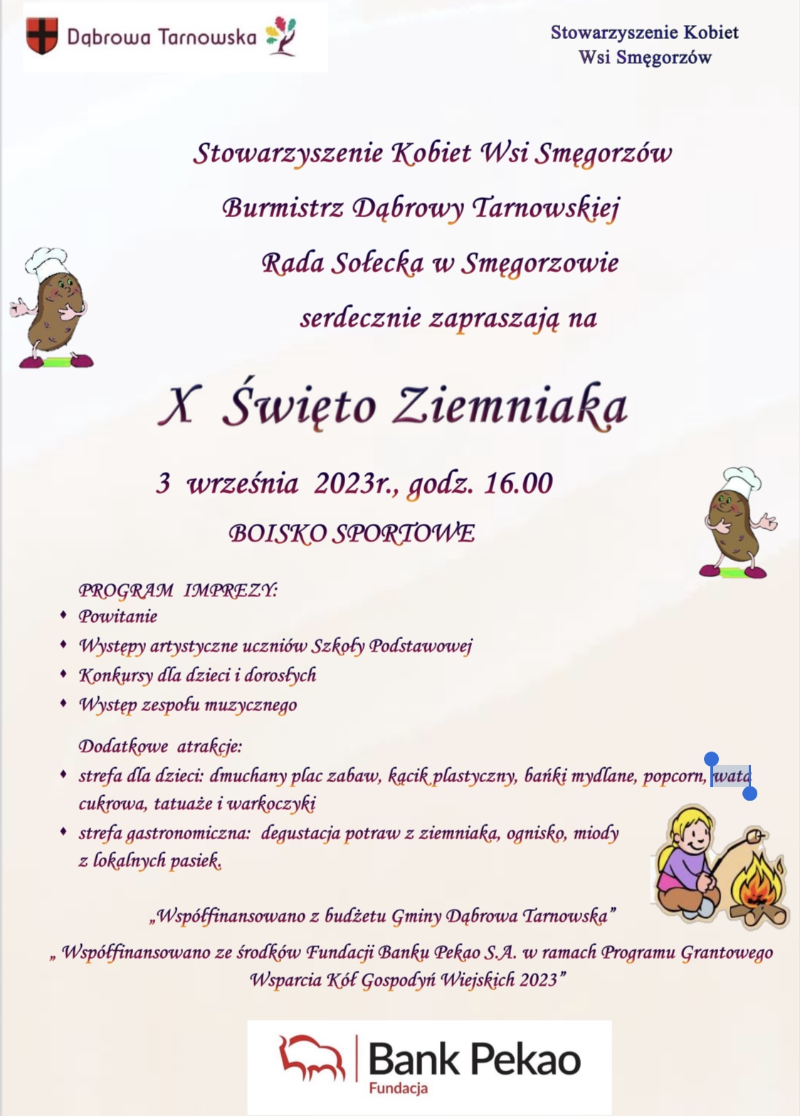 IMG 3160 Zapraszamy na X Święto Ziemniaka w Smęgorzowie