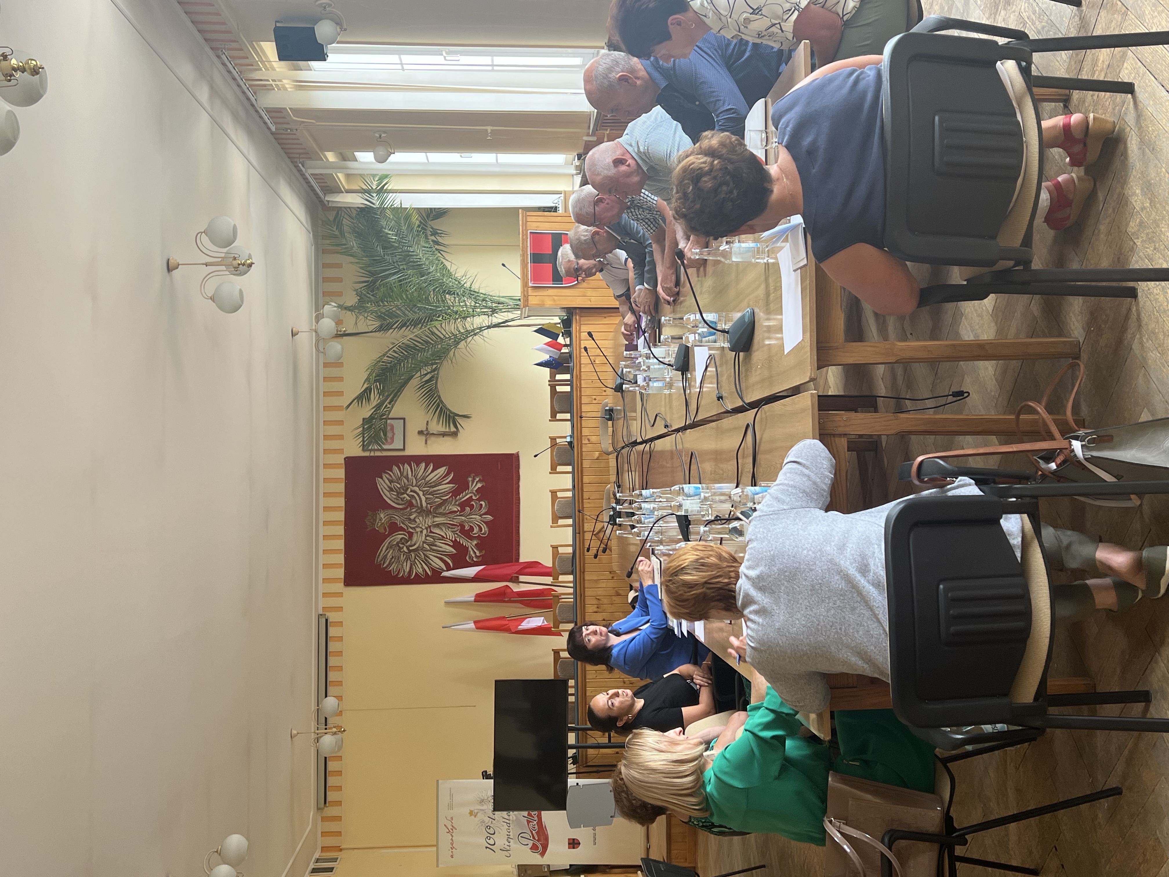 IMG 3394 Odbyło się spotkanie dotyczące działań podejmowanych w celu usunięcia skutków nawałnicy