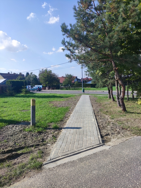 07 IMG 20230929 141950 Nowe chodniki w Gminie Dąbrowa Tarnowska
