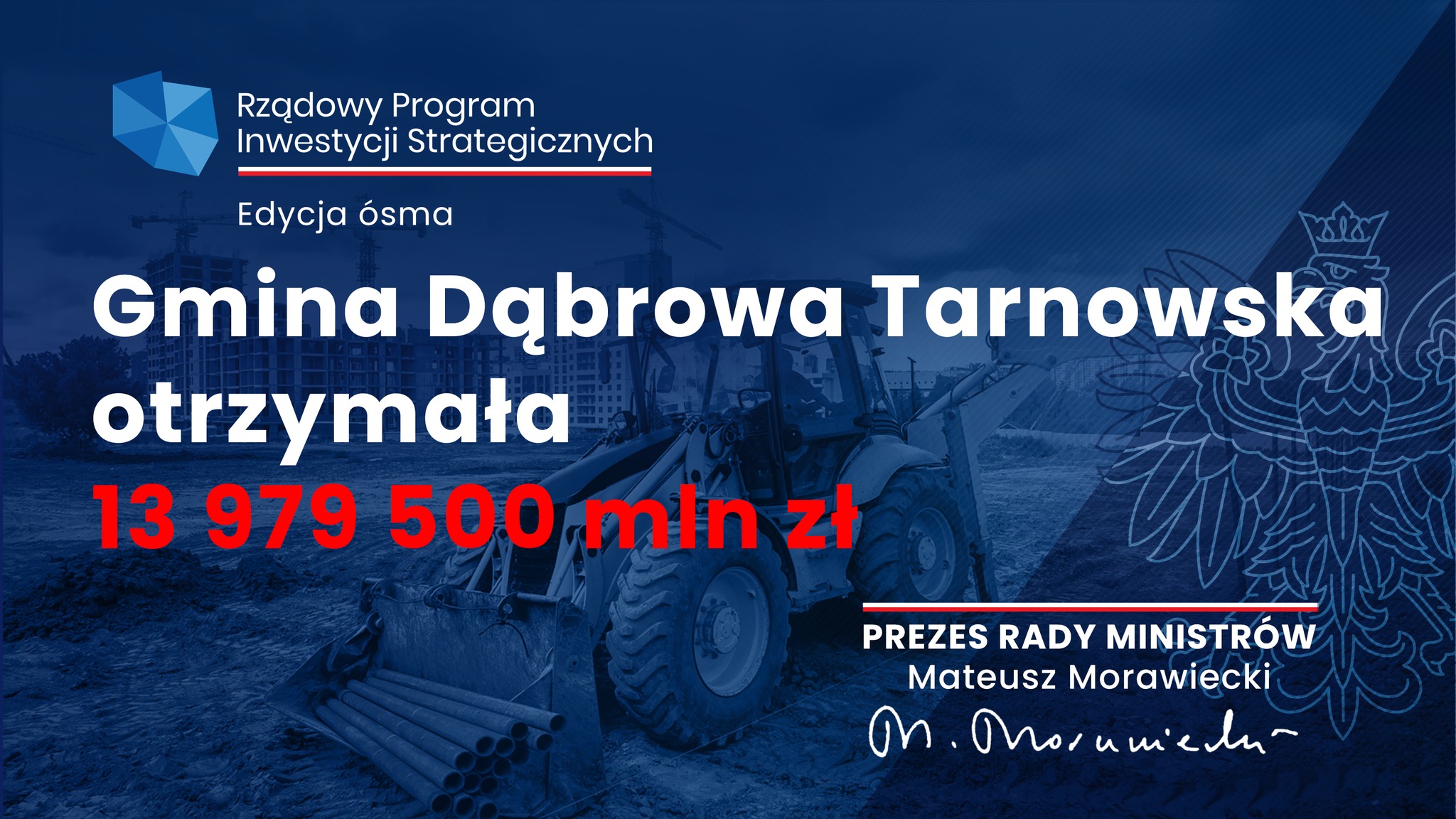 387839131 719126610028373 1996863444107625340 n Dobre informacje dla gminy Dąbrowa Tarnowska! Kolejne rządowe wsparcie dla naszej gminy.