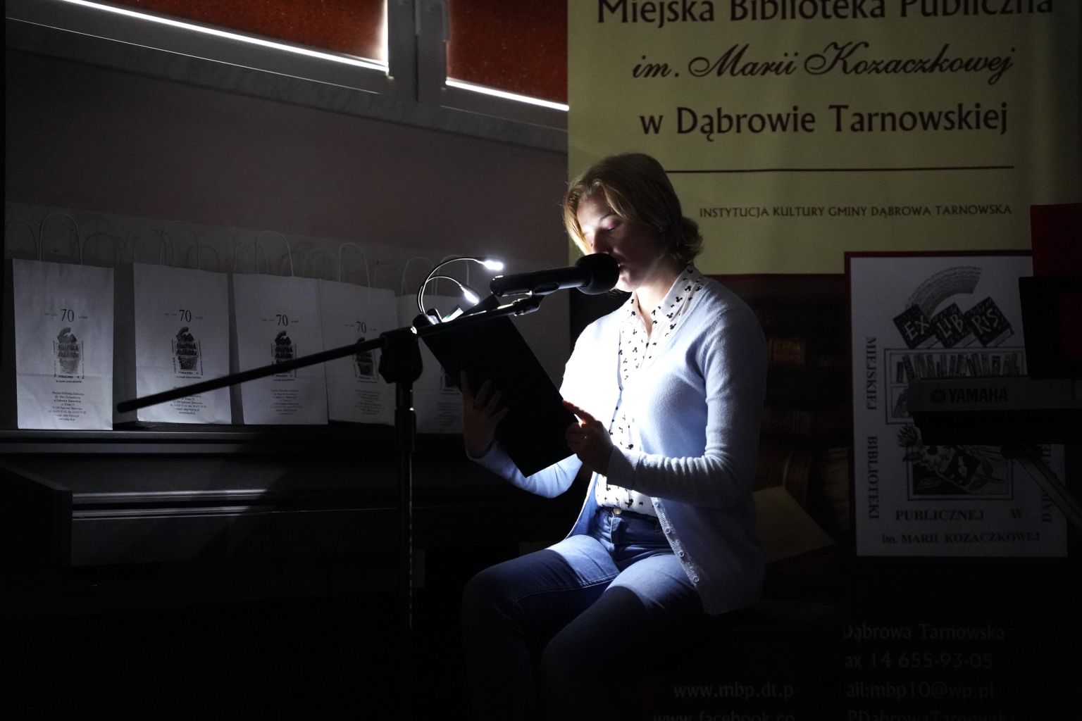 DSC2231 Światowy Dzień Terapii Zajęciowej w dąbrowskiej bibliotece