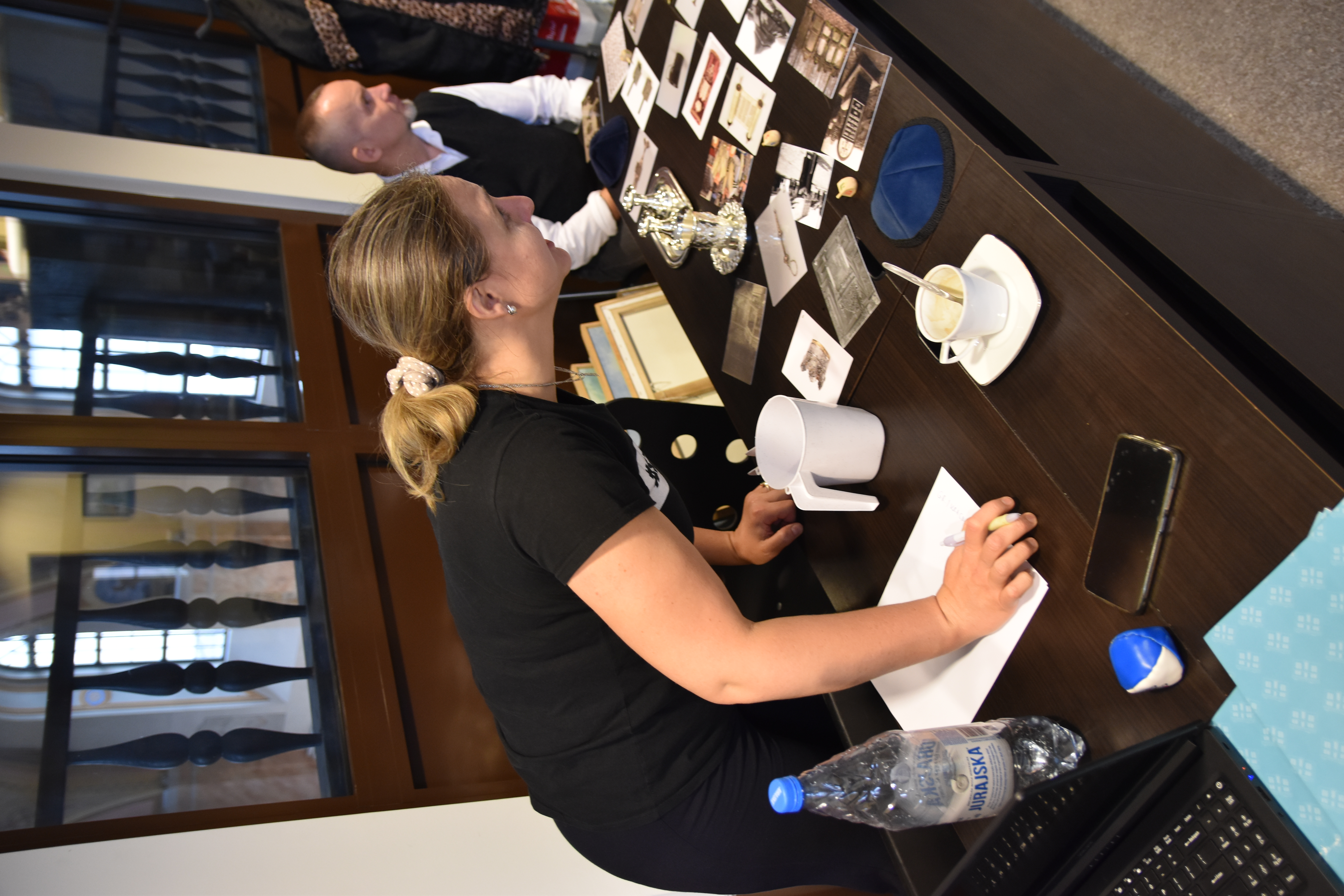 DSC 0516 WARSZTATY EDUKACYJNE Z MUZEUM POLIN W DĄBROWSKIEJ SYNAGODZE