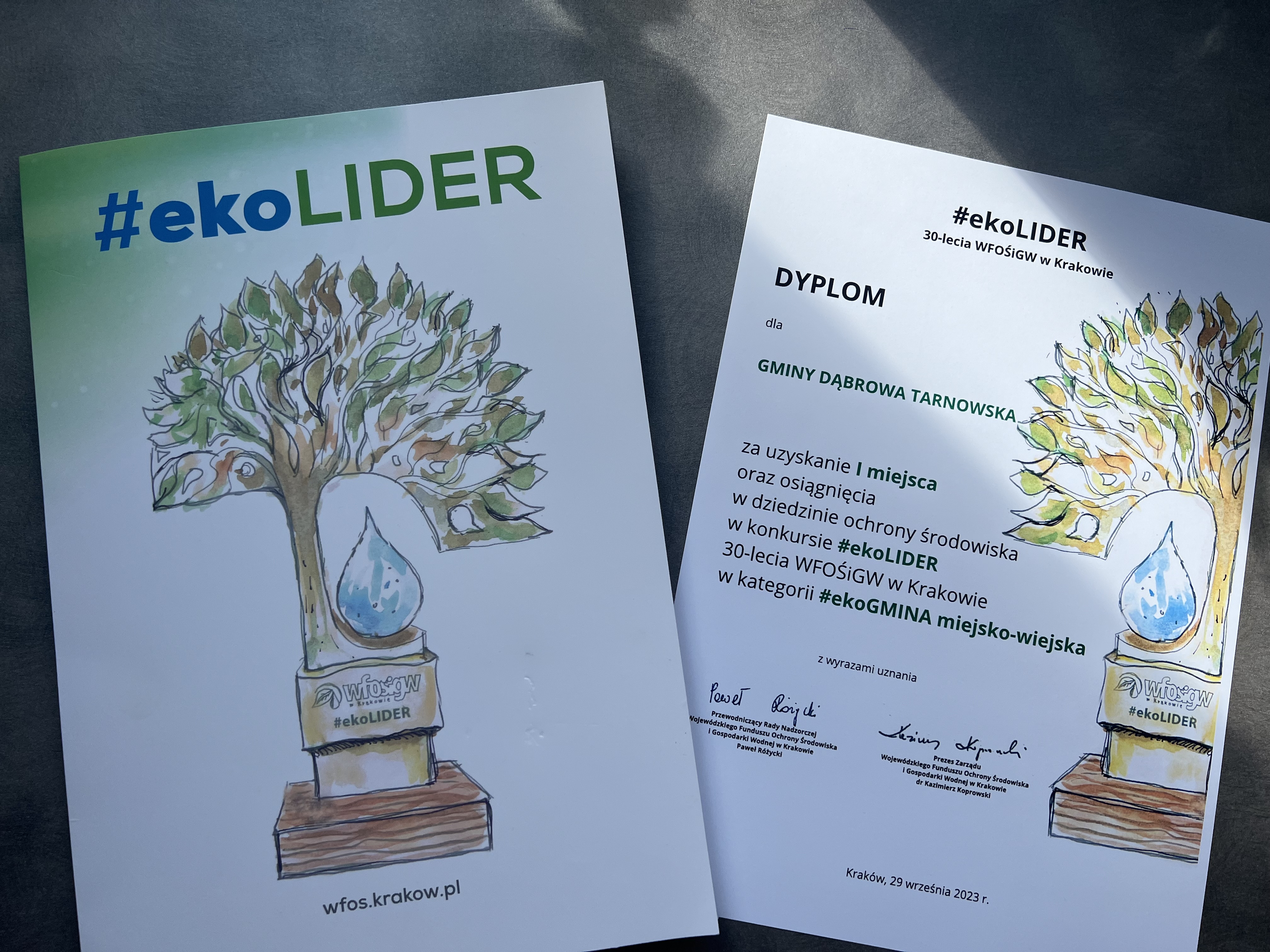 IMG 4289 Gmina Dąbrowa Tarnowska nagrodzona na uroczystej Gali #ekoLIDER!