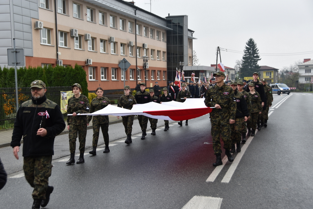 002 DSC 0621 Uroczyste obchody Święta Niepodległości w stolicy powiatu dąbrowskiego