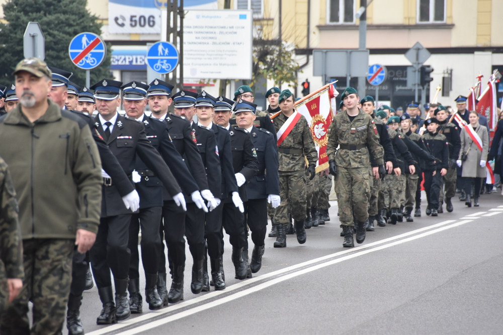 016 DSC 0670 Uroczyste obchody Święta Niepodległości w stolicy powiatu dąbrowskiego