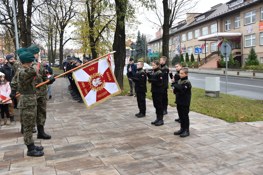 057 DSC 0776 Uroczyste obchody Święta Niepodległości w stolicy powiatu dąbrowskiego