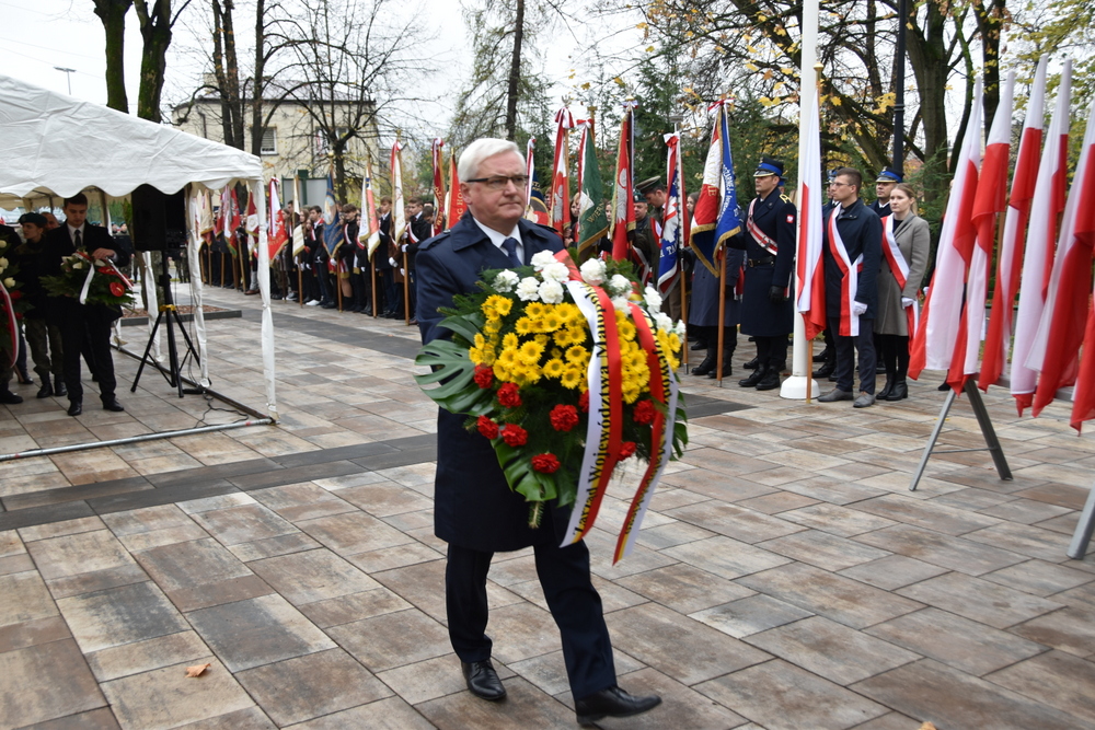068 DSC 0806 Uroczyste obchody Święta Niepodległości w stolicy powiatu dąbrowskiego