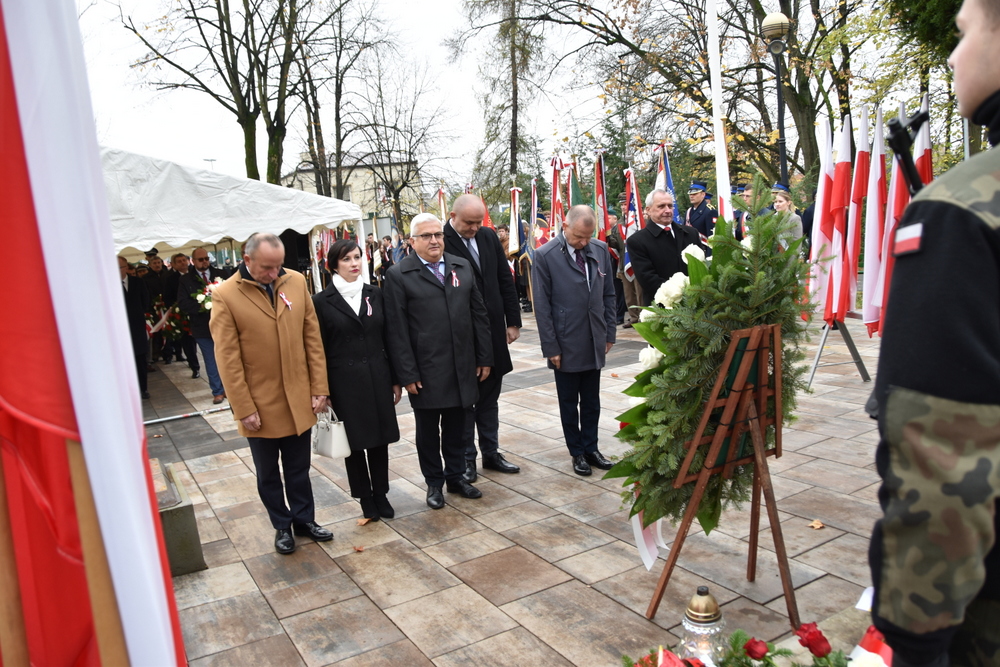 072 DSC 0811 Uroczyste obchody Święta Niepodległości w stolicy powiatu dąbrowskiego