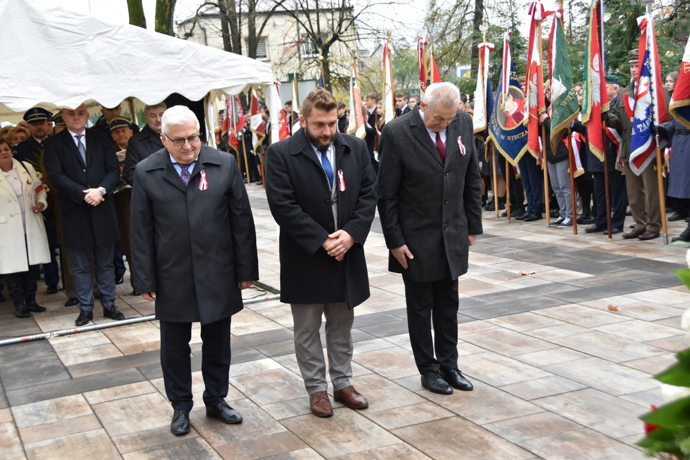 076 DSC 0822 Uroczyste obchody Święta Niepodległości w stolicy powiatu dąbrowskiego