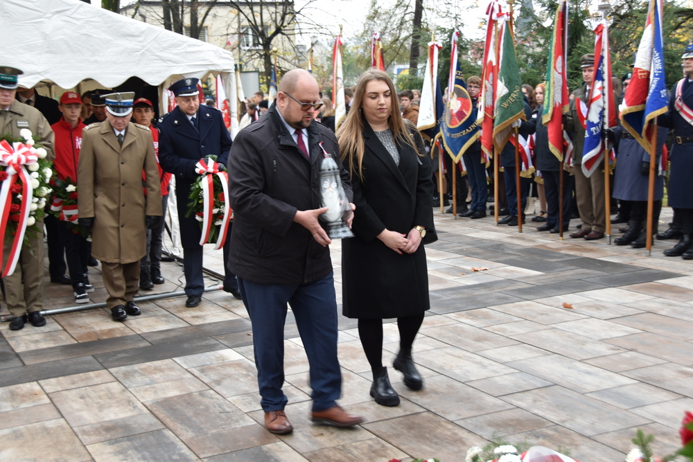 095 DSC 0860 Uroczyste obchody Święta Niepodległości w stolicy powiatu dąbrowskiego