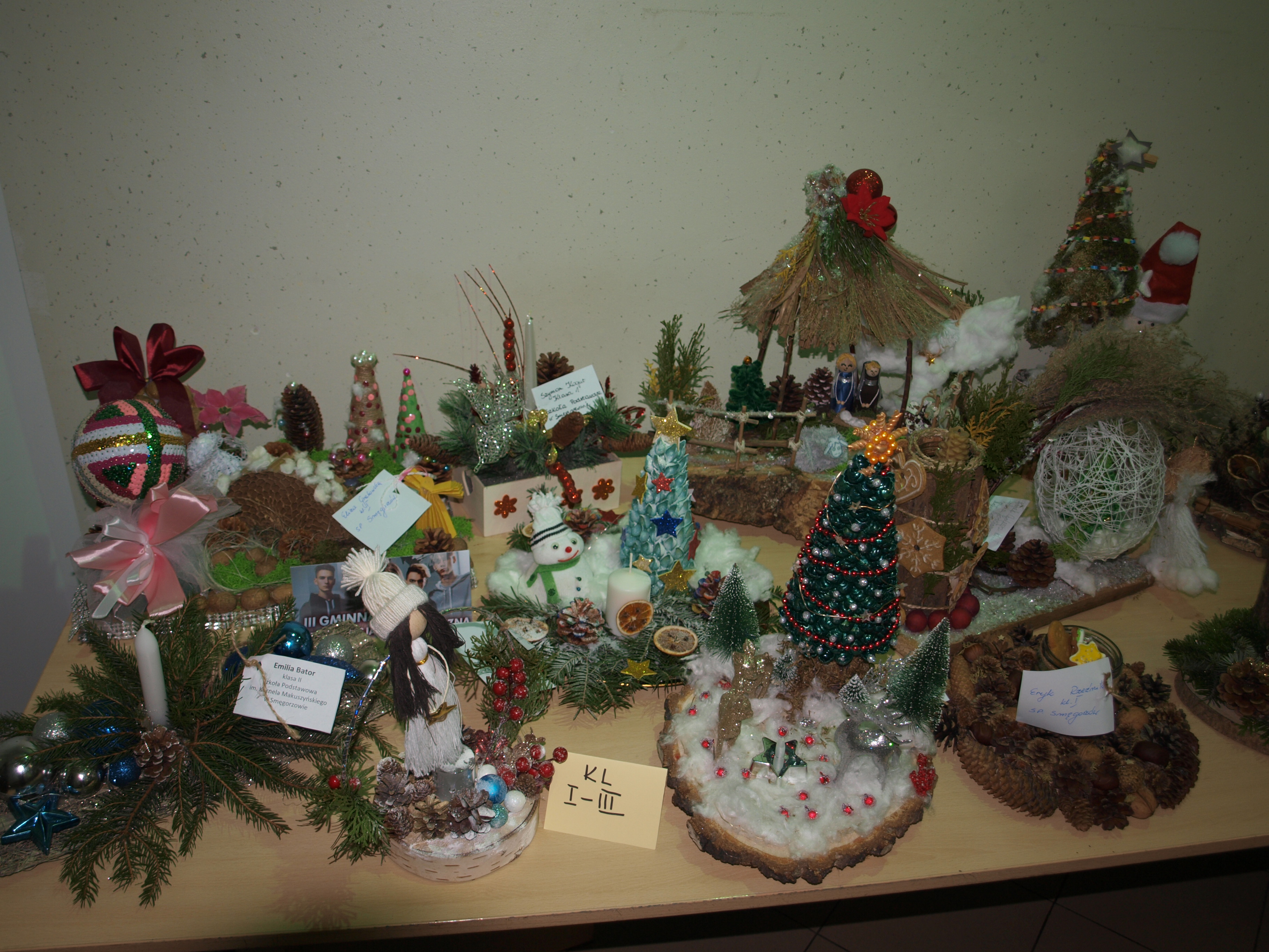 P1013692 DZIESIĄTY GMINNY KONKURS STROIKÓW ŚWIĄTECZNYCH ROZSTRZYGNIĘTY