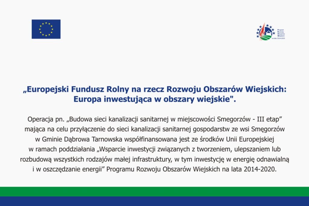 120x80 16 03 2023 prow 1024x683 Zakończenie budowy sieci kanalizacji sanitarnej w miejscowości Smęgorzów
